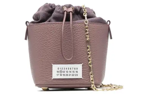 Maison Margiela 5AC Calfskin Bucket Bag, Handbag, Shoulder Bag, Crossbody Bag Regular Women's Rose Pink