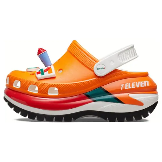 Crocs Mega Crush Clog 7 Eleven Orange