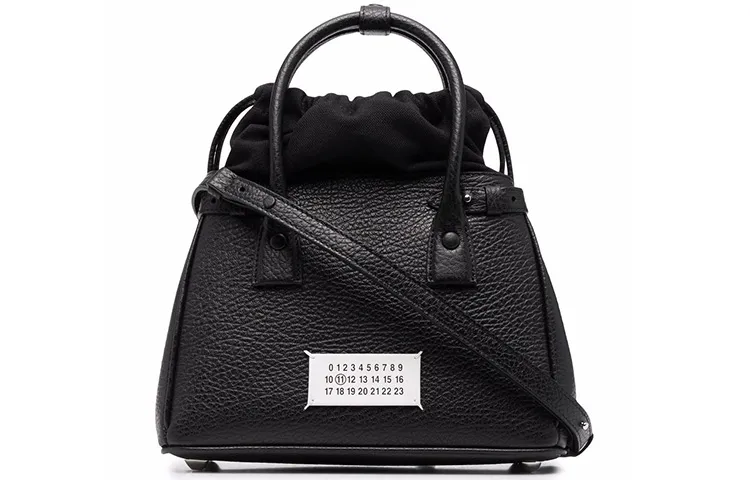 Maison Margiela 5AC Calfskin Shoulder Bag, Crossbody Bag, Handbag Women's Black