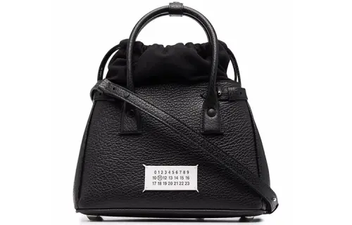 Maison Margiela 5AC Calfskin Shoulder Bag, Crossbody Bag, Handbag Women's Black