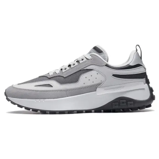 LINING CF Tracing Casual Shoes Men Low-Top Asphalt Gray/Snowy Gray/Antarctic Gray