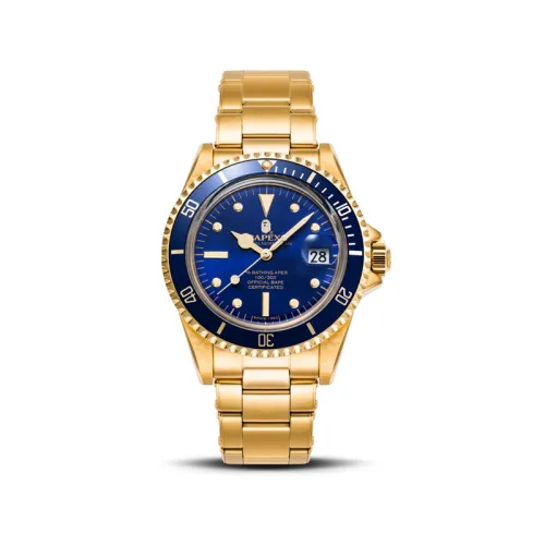 Bape A BATHING APE Type 1 Bapex Watch Gold Black