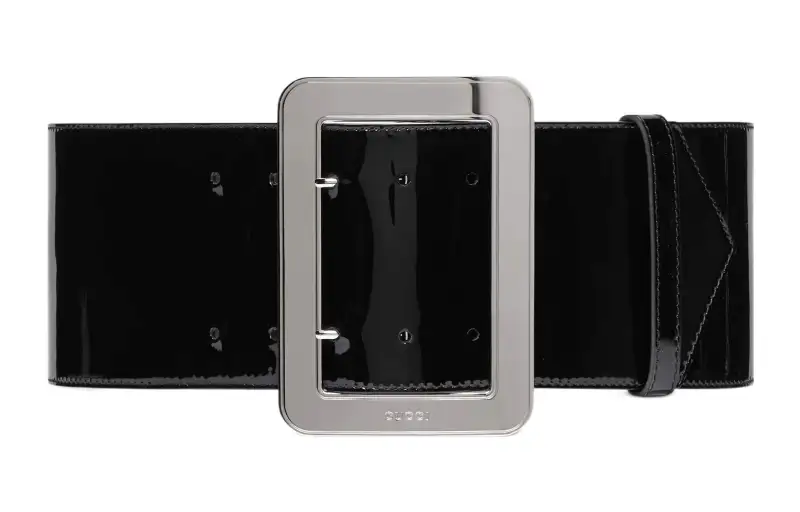 GUCCI Patent Belt Wide