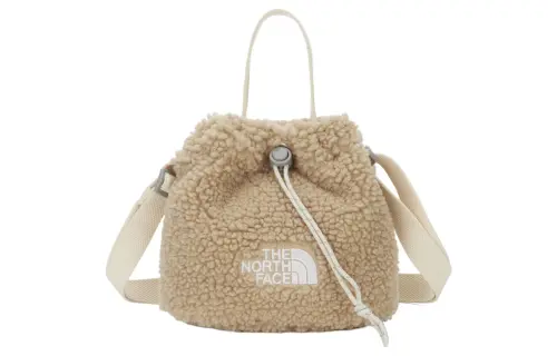 THE NORTH FACE 3.36L Bucket Bag, Shoulder Bag, Crossbody Bag, Handbag, Outdoor Bag Polyester Light Umber Women's
