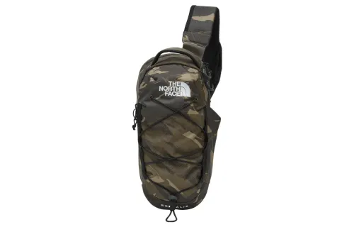 THE NORTH FACE 4L Sling Bag Crossbody Bag Outdoor Bag Polyester Army Green Unisex