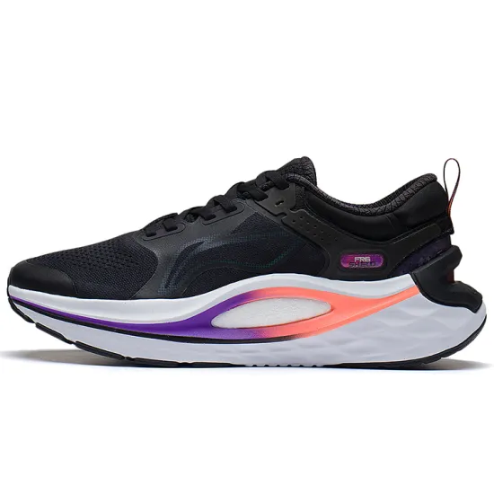 LiNing Furious Rider 6.0 Slip Resistant Breathable Support Rebound Low Top Running Shoes Men's Black