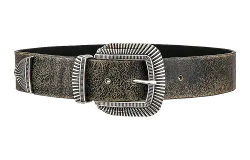 Golden Goose Individual Minimalist Style Pattern, Pin Buckle Belt Unisex Black