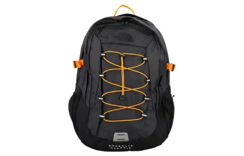 THE NORTH FACE 28L Backpack Double Shoulder Outdoor Bag Nylon Gray Orange Men's