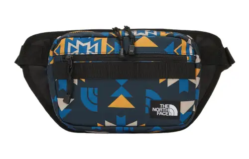 THE NORTH FACE 2.2L Fanny Pack Outdoor Bag Recycled Polyester Blue Floral Men's