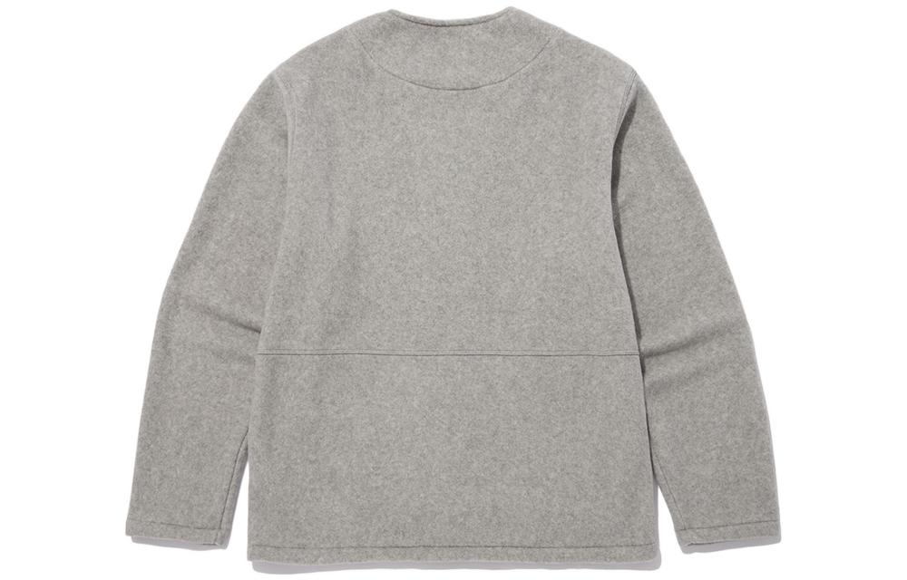 THE NORTH FACE Fleece Tops Men’s Gray Collarless Thickened Other