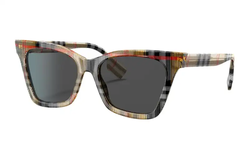 Burberry Vintage check Cat eye Sunglasses