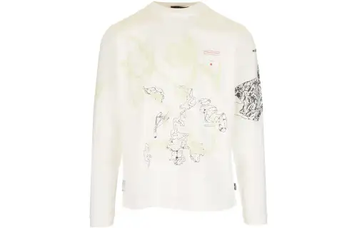 STONE ISLAND T Shirts Men's White Crew Neck Moderate Straight Fit