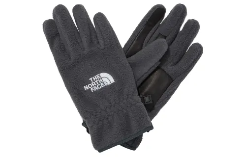 THE NORTH FACE Letter Print Knit Glove Unisex Dark Gray