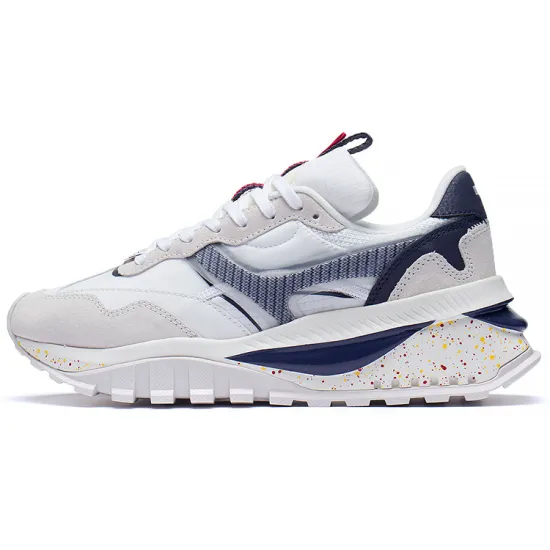 LiNing Fangyuan EVO Breathable Low-Top Sports Casual Shoes Women's White Blue