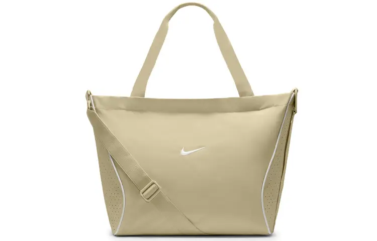 Nike Sportswear Essentials Fabric Tote Bag, Shopping Bag, Shoulder Bag, Handbag Regular Unisex Rattan Yellow