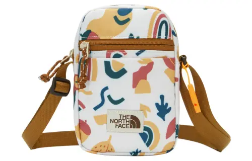 THE NORTH FACE 0.2L Outer Bag Packaging Polyester Yellow Floral Color Men's