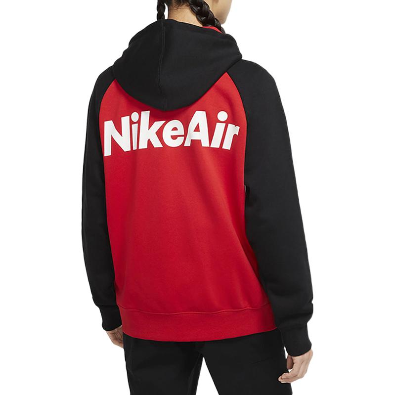 Мужская толстовка Nike С большим логотипом (красная) — фото 4