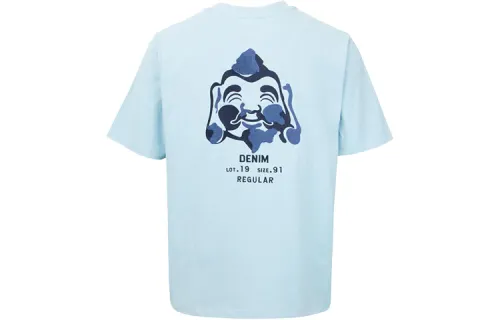 EVISU T Shirts Men's Crew Neck Moderate Straight Fit
