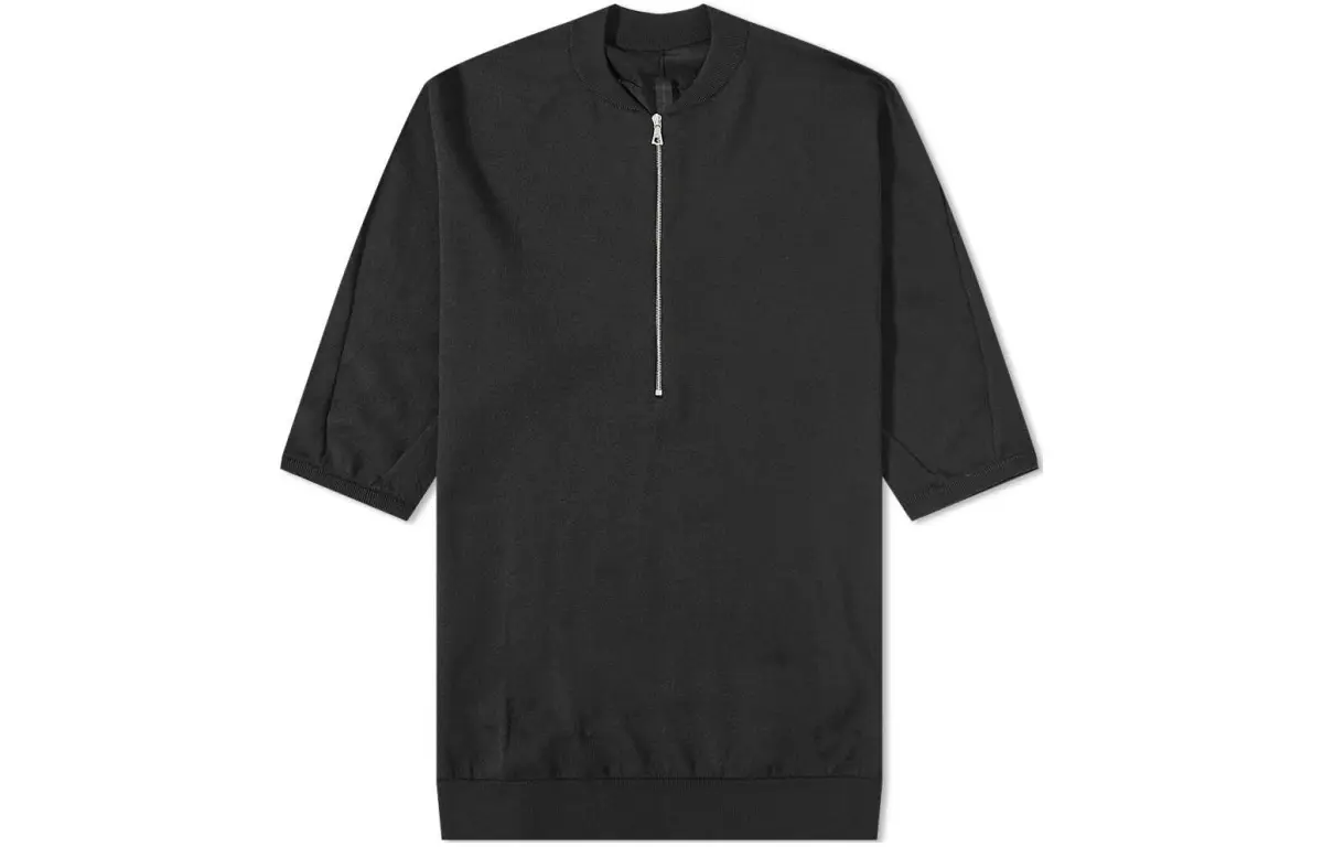 Nike T-Shirts Men's Black Crew Neck Moderate Straight Fit