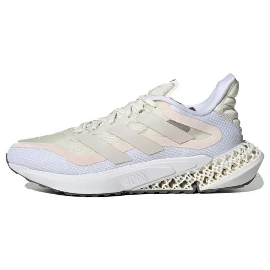 Adidas 4D FWD Pulse 2 Running Shoes Women's Low-Top Beige White/Pink