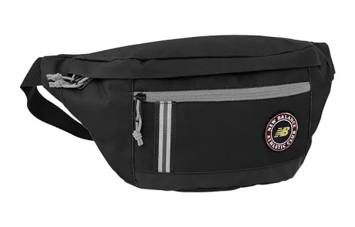 New Balance Polyester Sling Bag, Fanny Pack Large Unisex Black