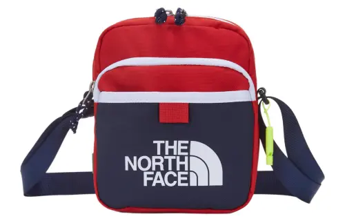 THE NORTH FACE 1.7L Shoulder Bag, Crossbody Bag, Outdoor Bag Recycled Polyester/Polyurethane Red & Blue Women's