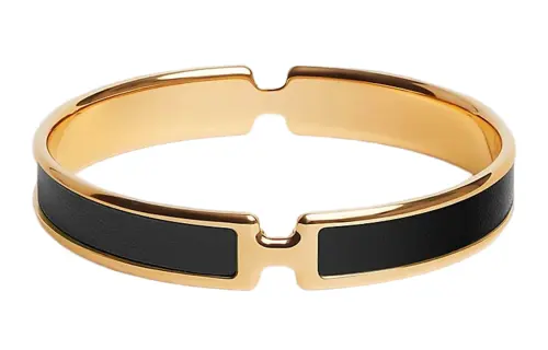 HERMES Olympe Wristbands Women's Black