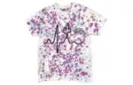 Travis Scott T Shirts Men's Multicolor Crew Neck Moderate Straight Fit