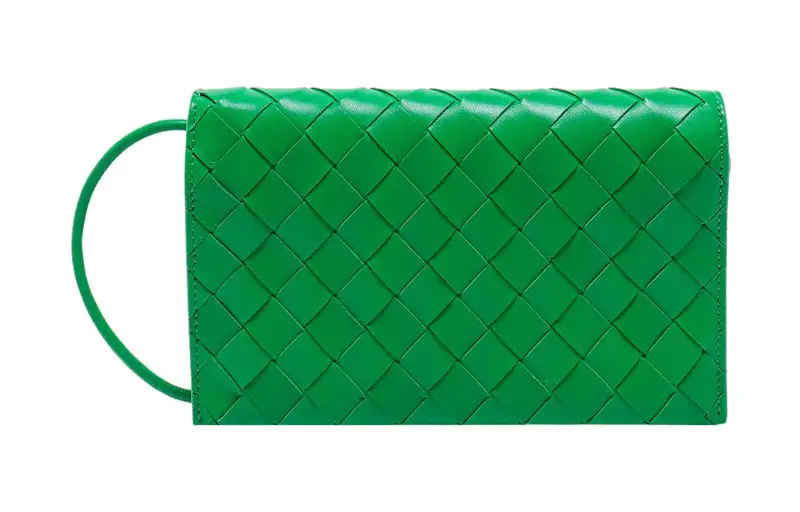Bottega Veneta Intrecciato Strapped Wallet