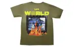 Travis Scott T Shirts Unisex Coffee Crew Neck Moderate Straight Fit
