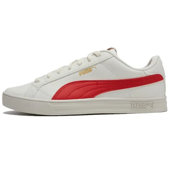 PUMA Smash Series Skateboard Shoes Unisex Low-top White/Red