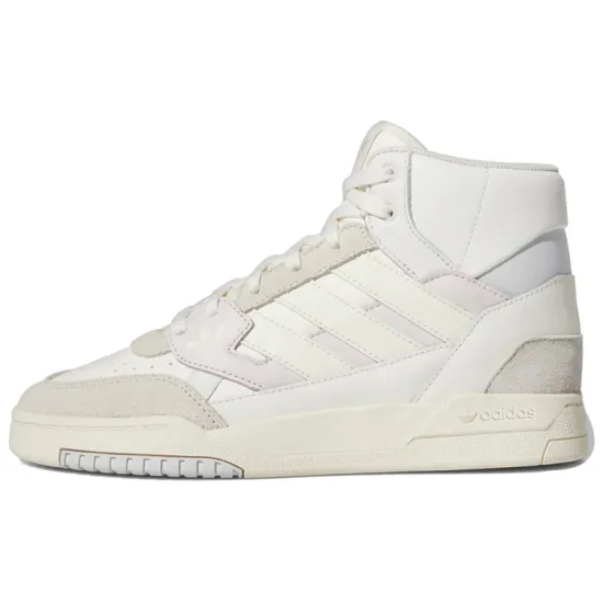 Adidas Originals Drop Step Skateboard Shoes Women's High-top White/Gray
