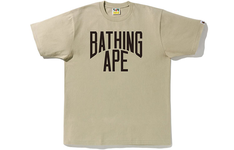 Мужская футболка A BATHING APE Bicolor Nyc Logo (черная)