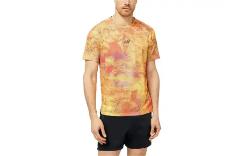 New Balance T Shirt Men's Orange