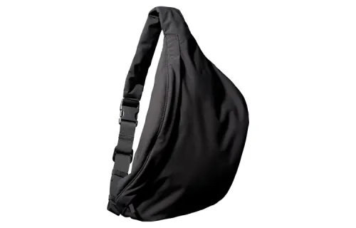 Balenciaga Gap X Yeezy Three Way Collaboration Polyester Sling Bag, Shoulder Bag, Crossbody Bag Medium Unisex Black