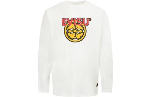 EVISU T Shirts Men's Crew Neck Moderate Straight Fit