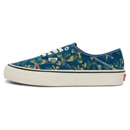 Vans Authentic Skateboarding Shoes Unisex Low-top Blue/Yellow