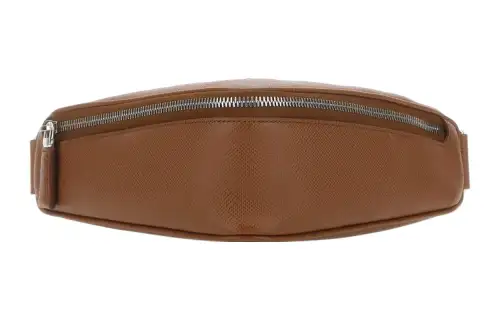 PRADA Leather Sling Bag, Fanny Pack Men's Brown