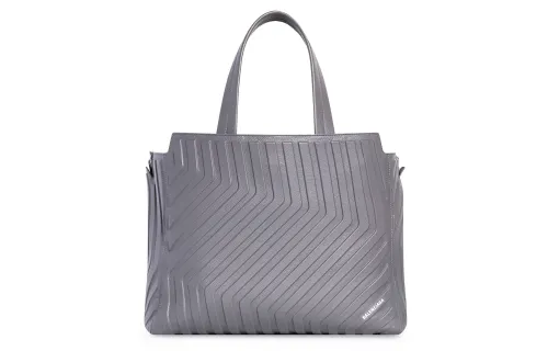 Balenciaga Car Grained Calfskin Tote Bag, Shopping Bag, Portable Crossbody Bag, Shoulder Bag Men's Dark Gray
