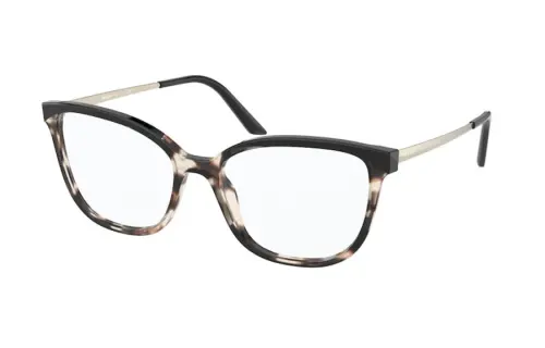 PRADA Eyewear Tortoiseshell effect Cat eye Frame Glasses