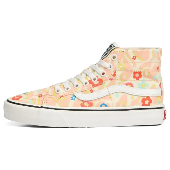 Vans SK8 Skateboarding Shoes Unisex High-top Luminous Green/Crimson Tint/Volt/Black