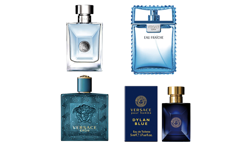 VERSACE Classic perfume sample, set, 4 piece set, 5 ml