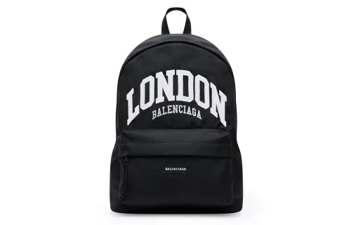 Balenciaga Nylon Backpack Regular Men's Black