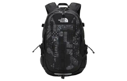 THE NORTH FACE 28L Backpack Outdoor Bag Polyester Black White Unisex