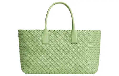 Bottega Veneta Sheepskin Tote Bag, Shopping Bag, Shoulder Bag, Handbag Medium Women's Light Green
