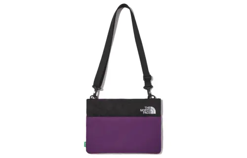 THE NORTH FACE Shoulder Bag, Crossbody Bag, Outdoor Bag Polyester Black & Purple Unisex