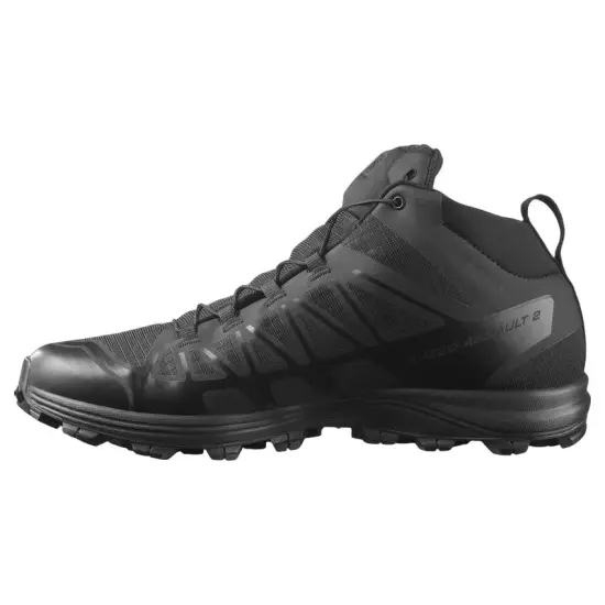 SALOMON Speed Assault 2 Hiking / Trekking Shoes Unisex Mid-Top Black
