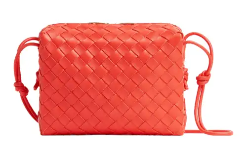 Bottega Veneta Loop Intrecciato Camera Bag Small Sunburst