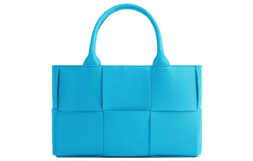 Bottega Veneta ARCO Sheepskin Tote Bag, Shopping Bag, Shoulder Bag, Crossbody Bag, Handbag Mini Women's Sky Blue