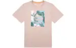 Timberland T Shirts Men's Pink Crew Neck Moderate Straight Fit
